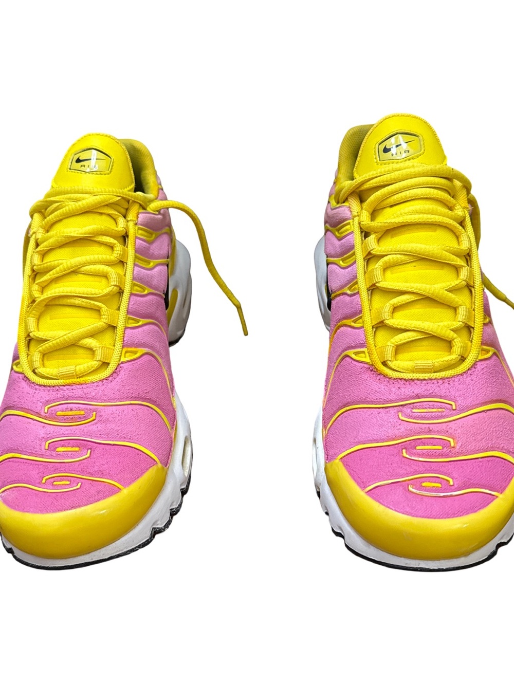 Nike Women's Pink and Yellow Sneakers - Picture 9 of 11